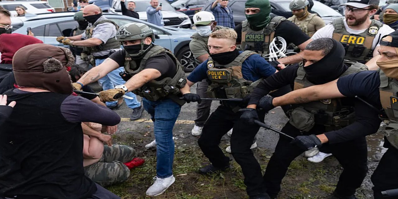 ABD’de ICE gözaltı merkezi önünde protesto: Çok sayıda gözaltı