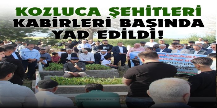 Xanikê (Kozluca) şehitleri kabirleri başında yad edildi