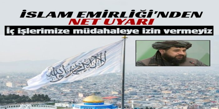 Afganistan'dan tam egemenlik vurgusu: İç işlerimize müdahaleye izin vermeyiz