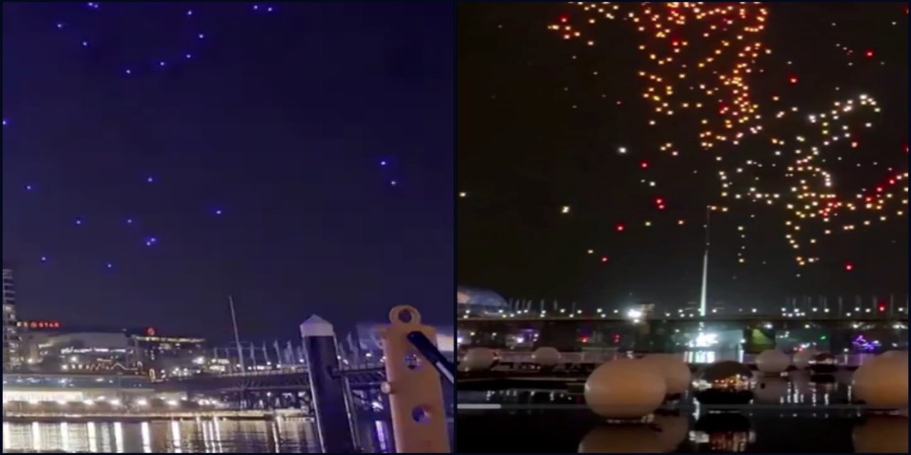 Avustralya’nın büyük drone şovu Vivid Sydney’de 83 drone denize çakılınca şov süresiz iptal edildi