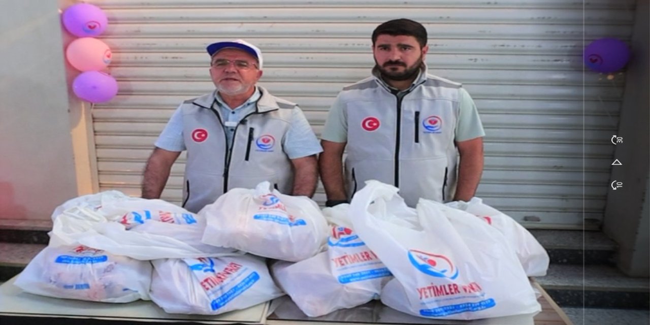 Yetimler Vakfı kurban etlerini Mısır'daki Gazzeli ailelere dağıttı