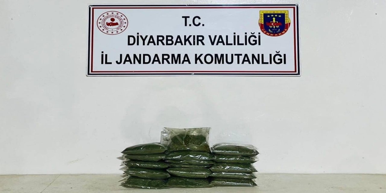 Diyarbakır'da 21 kilogram uyuşturucu ele geçirildi
