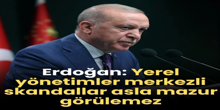 Cumhurbaşkanı Erdoğan: Kamu malının israf ve istismar edilmesine göz yummuyoruz