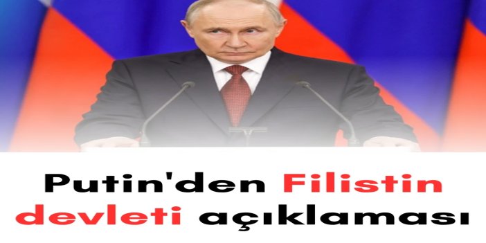 Putin: Filistin devleti kurulmadan kalıcı çözüm mümkün değil