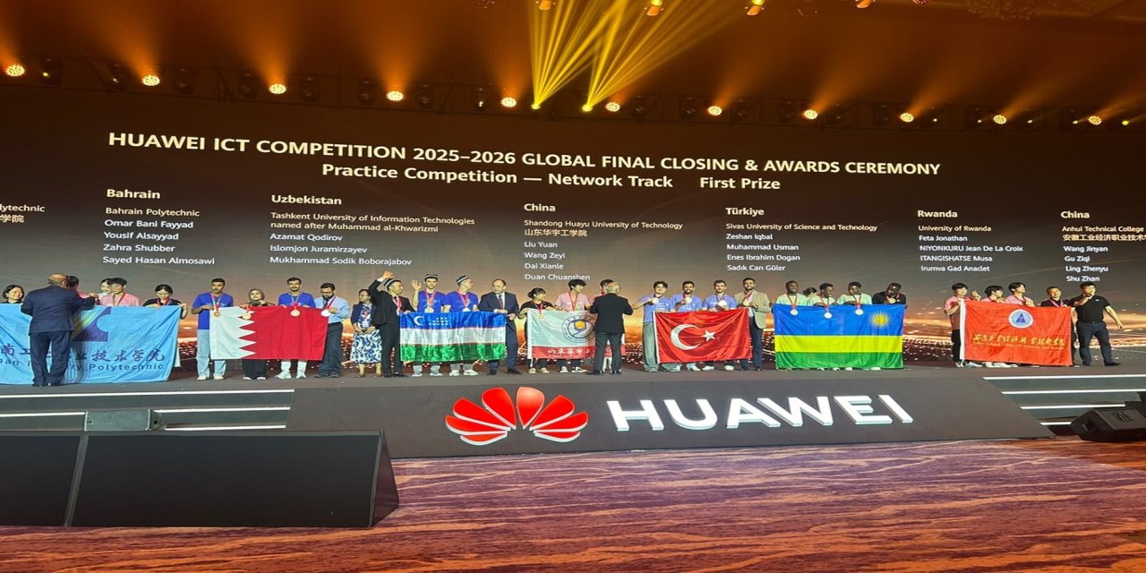 SBTÜ öğrencileri, Huawei ICT Competition dünya finallerinde birinci oldu