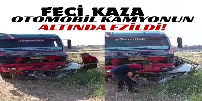 Şanlıurfa’da otomobil kamyonun altında ezildi: 3 ölü