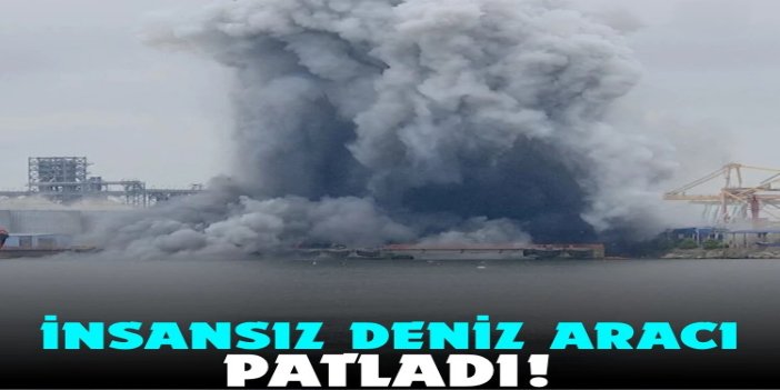 Romanya limanında insansız deniz aracı patladı