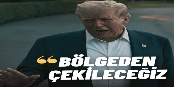 Trump: İran'la süreç yakında bitecek, bölgeden çekileceğiz