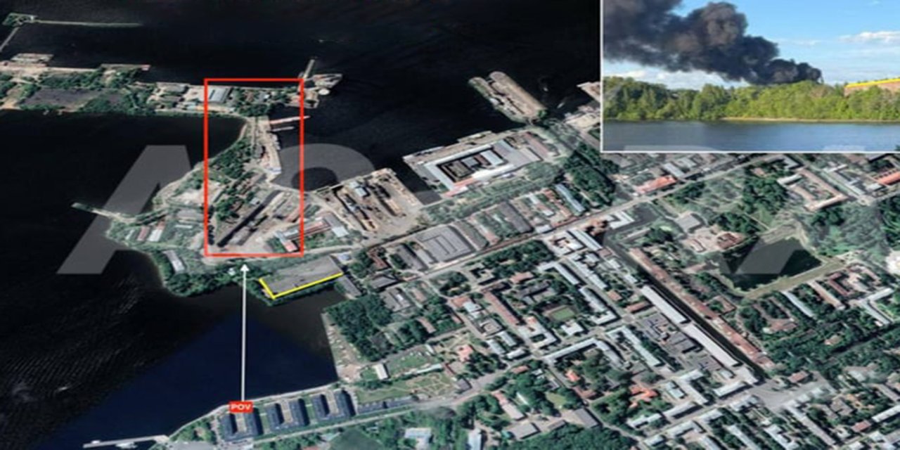 Ukrayna'dan Rusya'nın Kronştadt Deniz Üssü’ne saldırı