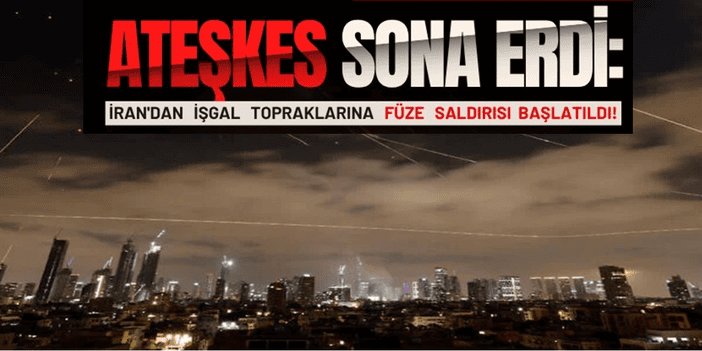 İran'dan işgal rejimine yönelik füze operasyonu