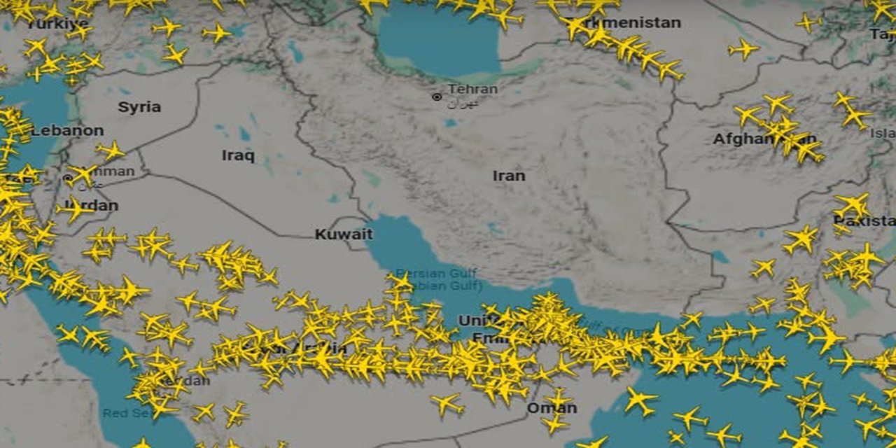 Suriye ve Irak hava sahasını geçici olarak kapattı.