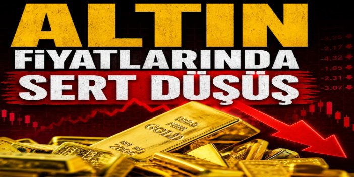 Altın yatırımcıları tedirgin, hızla düşüyor
