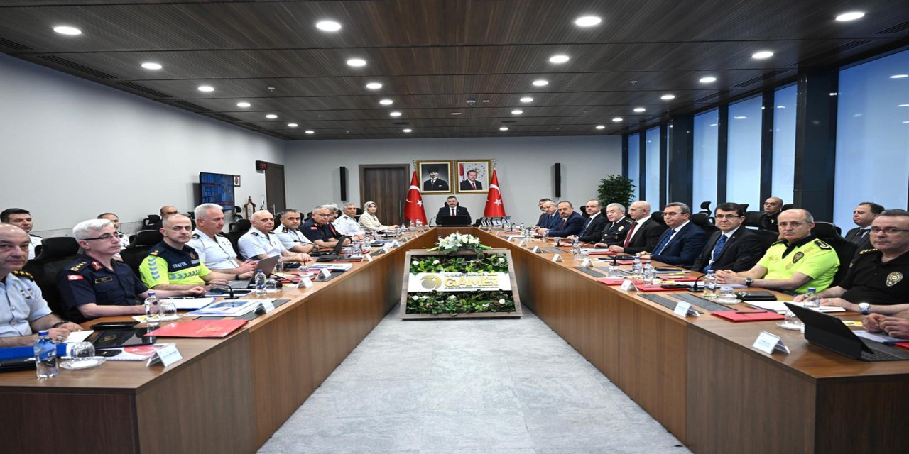İçişleri Bakanlığı'nda güvenlik toplantısı