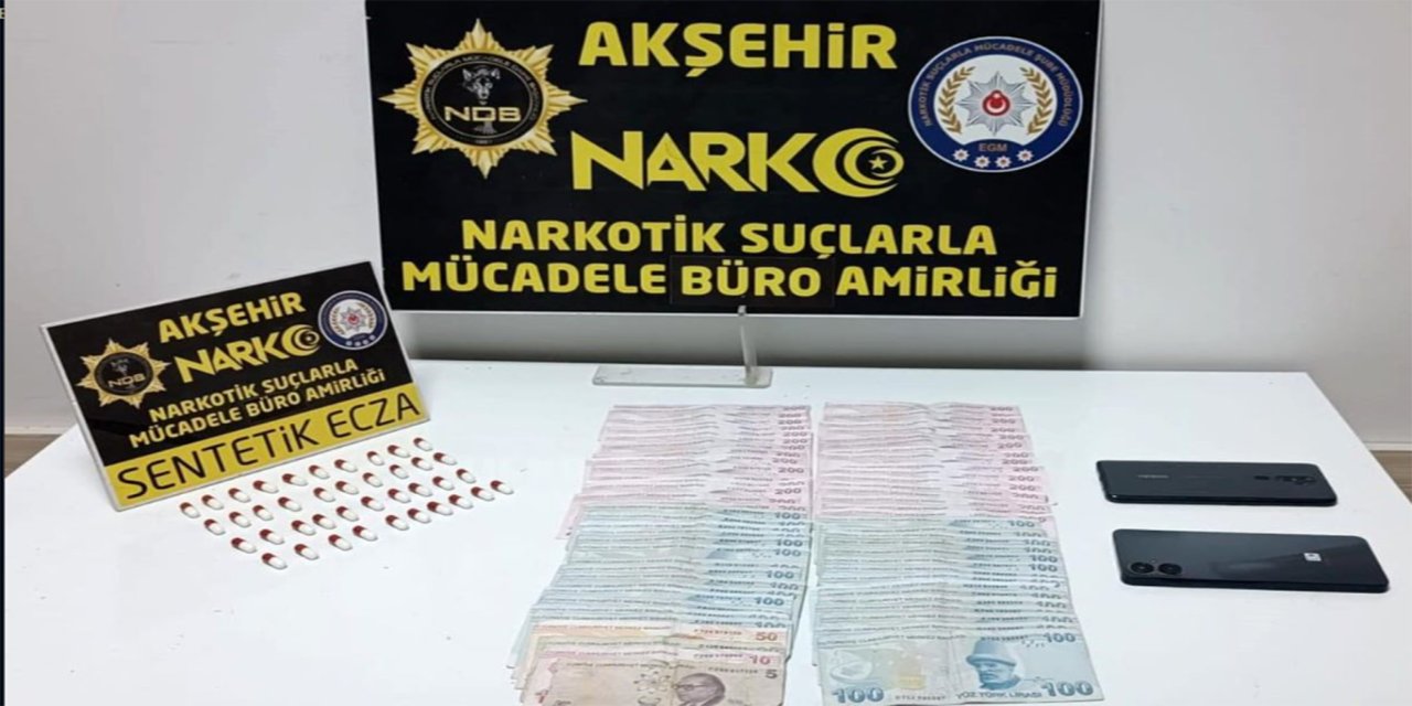 Akşehir’de narkotik denetiminde 1 tutuklama