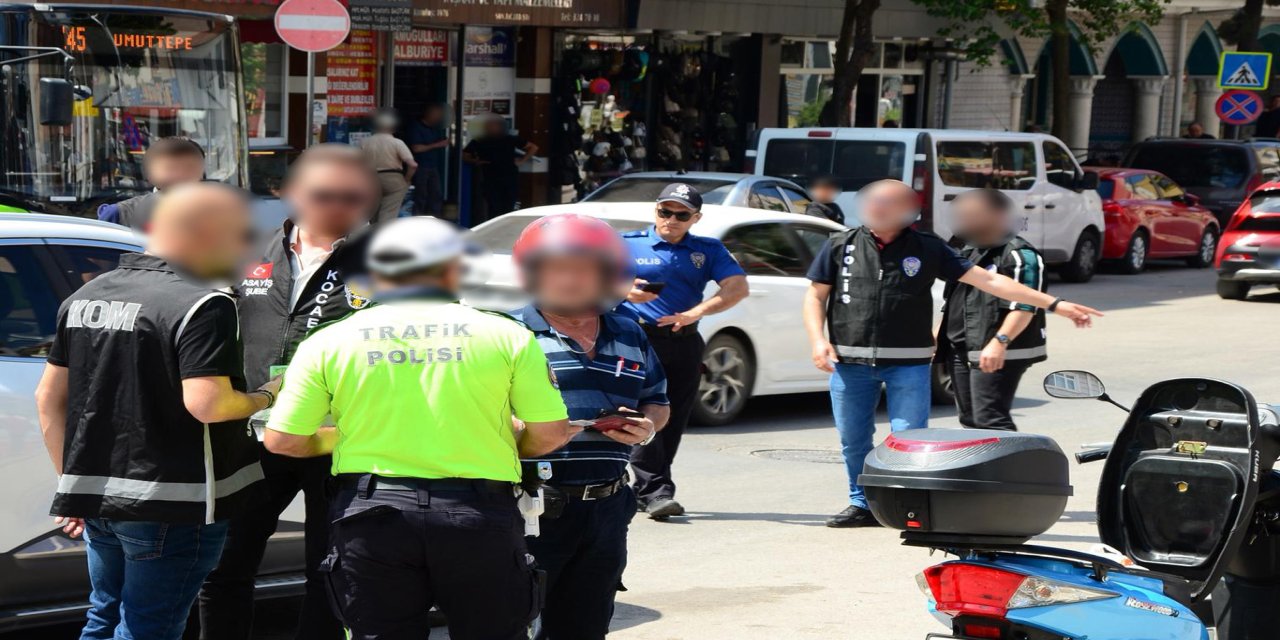 Kocaeli’de huzurlu sokaklar uygulaması: 5 aranan şahıs yakalandı