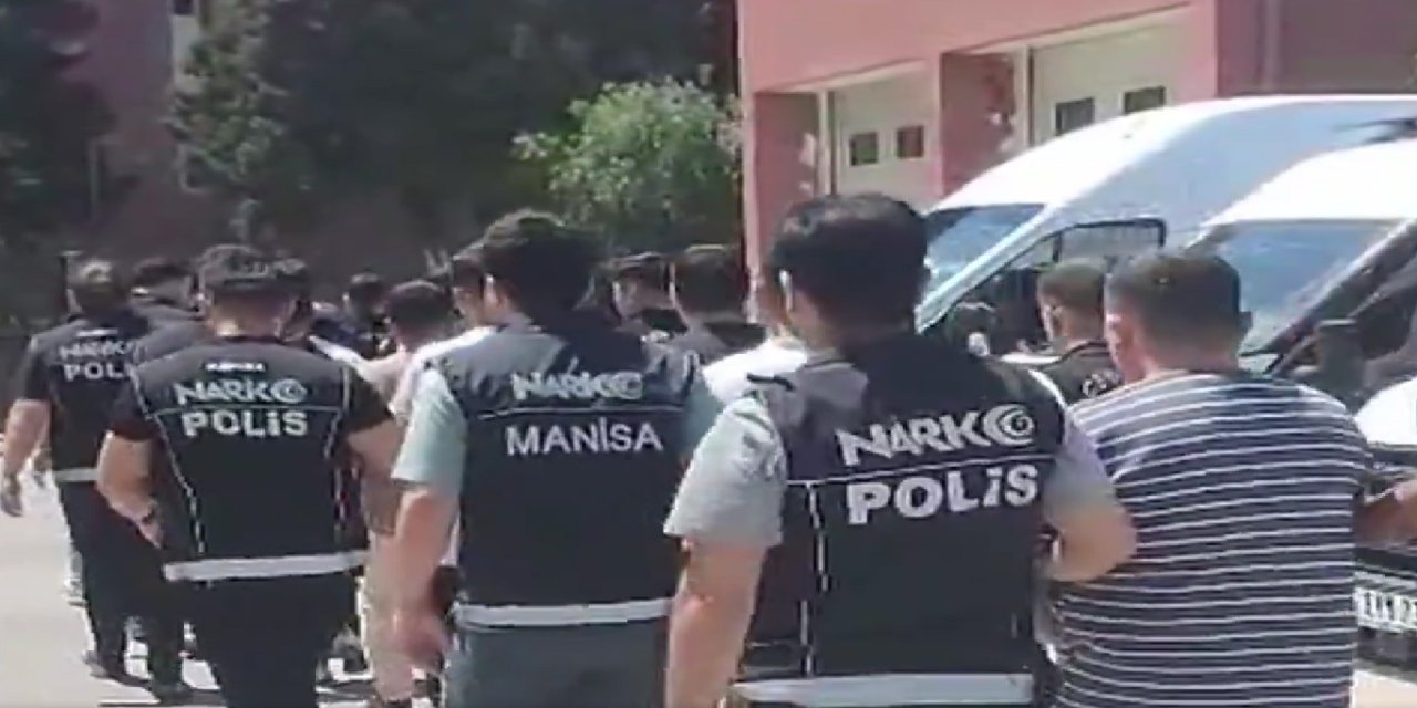 Manisa’da uyuşturucu operasyonu: 21 şüpheli tutuklandı