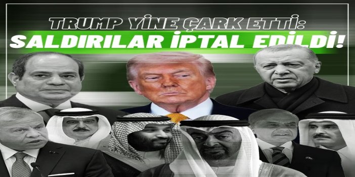 Trump: Bu akşam İran’a yönelik planlanan hava saldırılarını iptal ettim