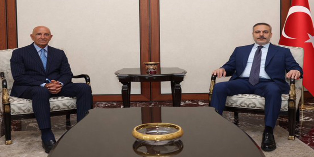 Dışişleri Bakanı Hakan Fidan, ABD’li Büyükelçi Tom Barrack’ı kabul etti