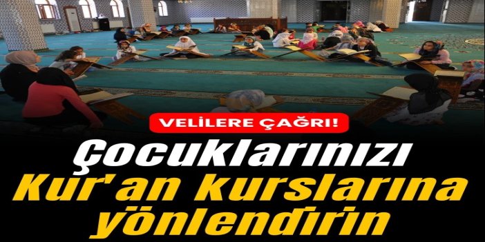 Müftü Durmuş'tan velilere çağrı: Çocuklarınızı Kur'an kurslarına yönlendirin