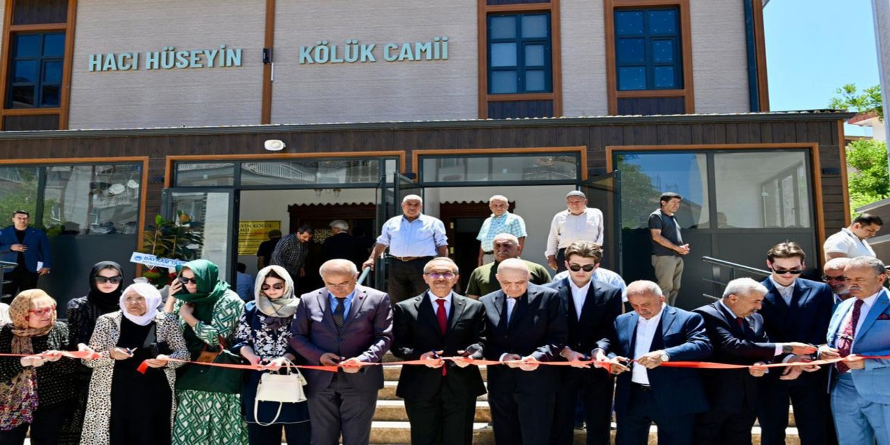 Hacı Hüseyin Kölük Camii dualarla ibadete açıldı
