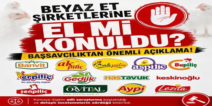 İstanbul Cumhuriyet Başsavcılığından beyaz et soruşturmasına ilişkin açıklama