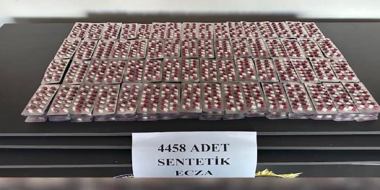Kayseri'de 4 bin 458 uyuşturucu hap ele geçirildi: 3 tutuklama