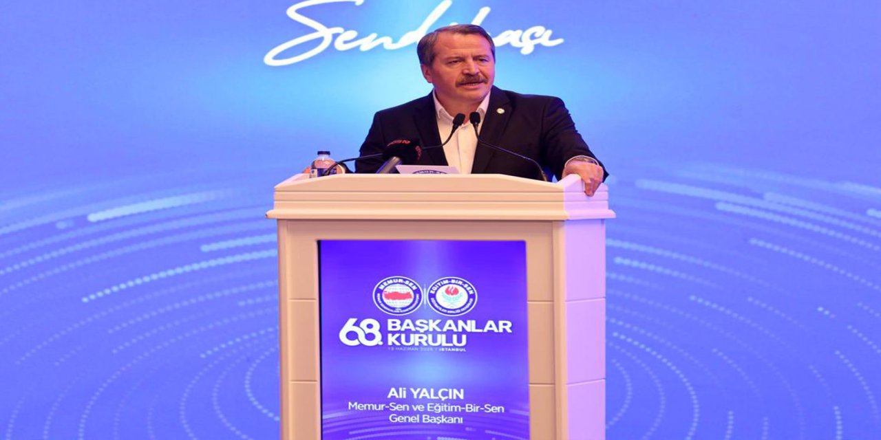 Memur-Sen Başkanı Yalçın: Gazze'yi ve insanlık onurunu savunmaya devam ediyoruz