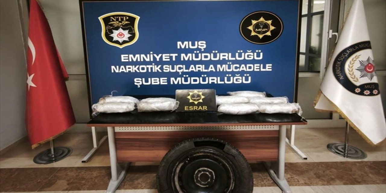 Muş'ta uyuşturucu operasyonu: 3 gözaltı