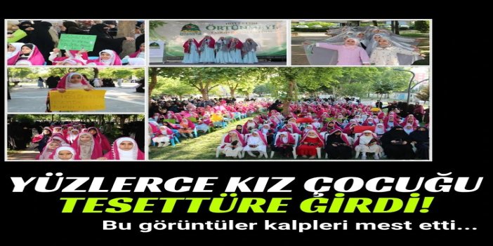 Batman'da anlamlı buluşma: Yüzlerce genç kız tesettüre girdi
