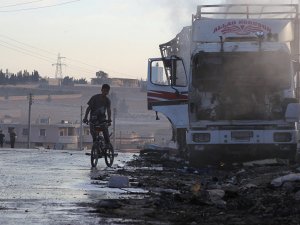 IFRC: Yardım konvoyuna yapılan saldırıda 20 sivil öldü