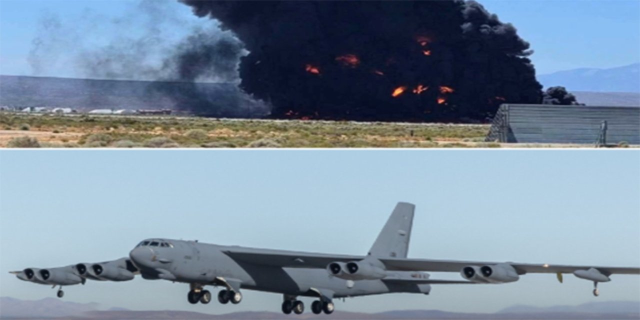 ABD'ye ait B-52 bombardıman uçağı düştü