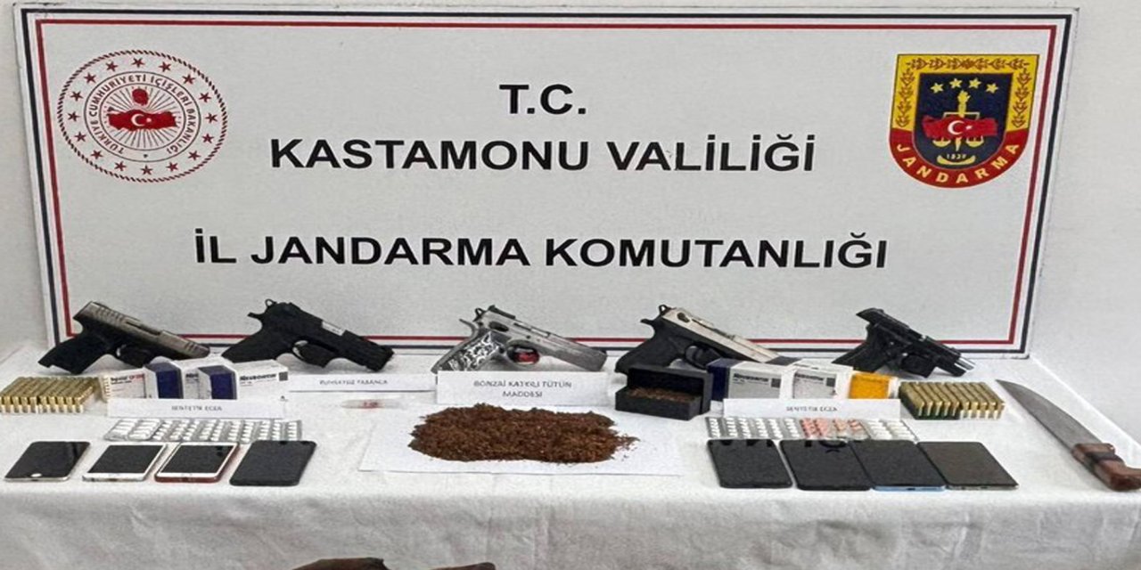 Kastamonu’da narkotik operasyonlarında 3 şüpheli tutuklandı