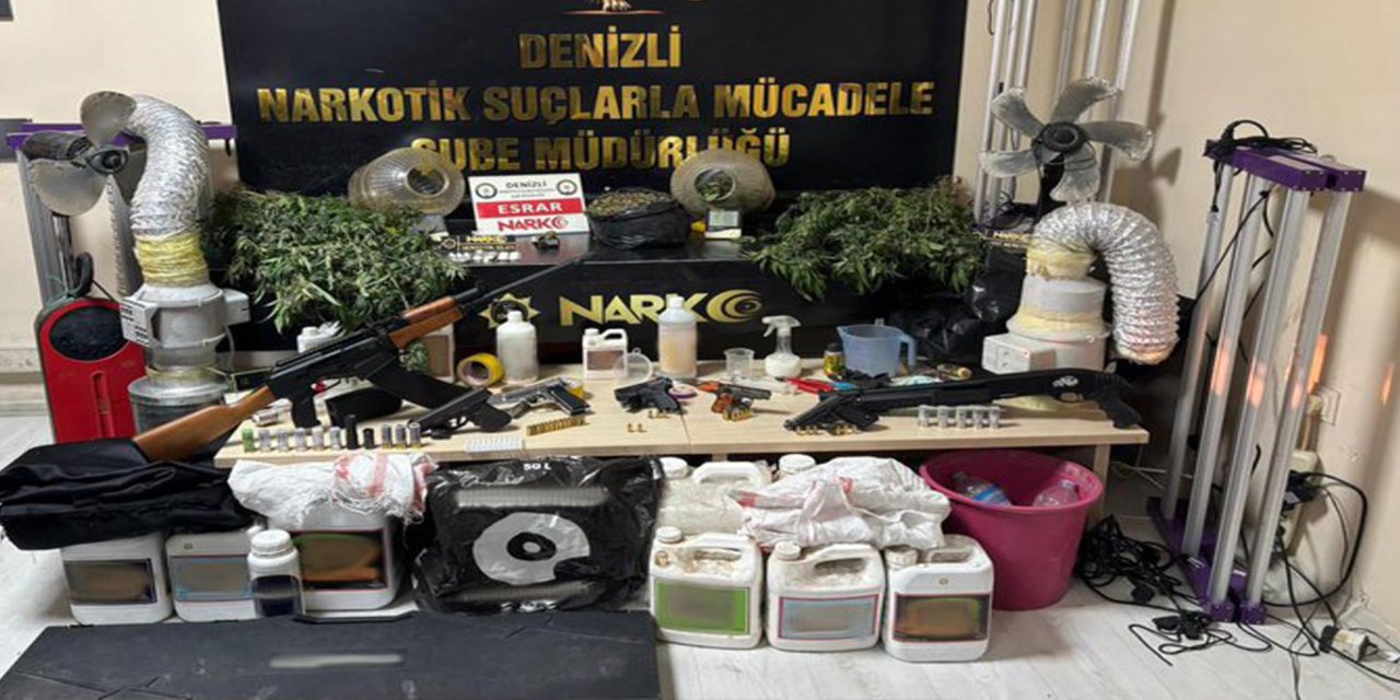 Denizli'de uyuşturucu operasyonu: Bir kişi tutuklandı
