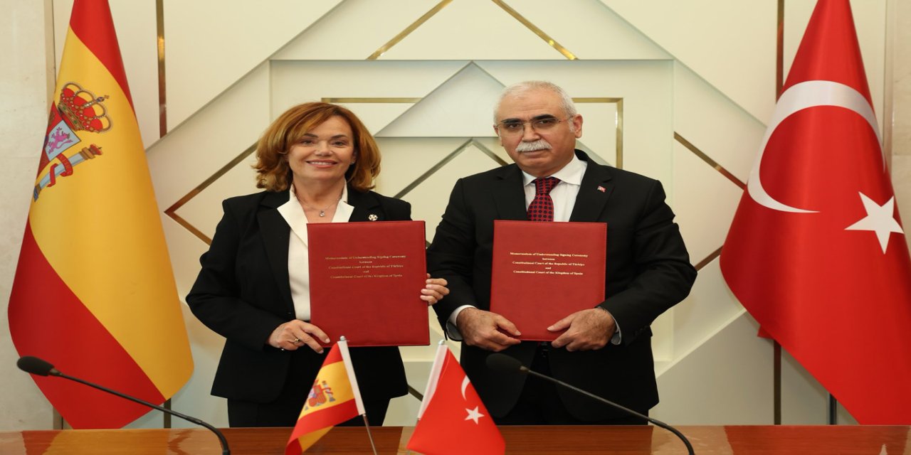 Türkiye ve İspanya Anayasa Mahkemeleri arasında iş birliği anlaşması imzalandı