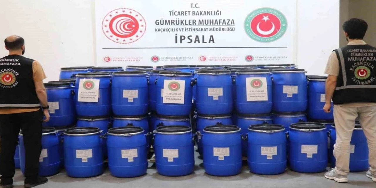 İpsala Gümrük Kapısı'nda 4 ton 321 kilogram uyuşturucu ele geçirildi