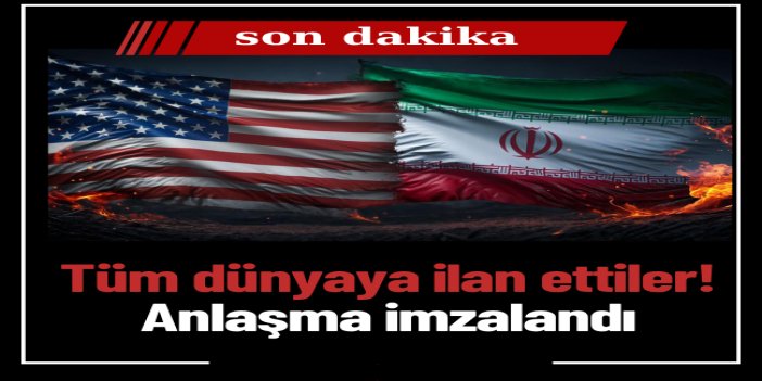 İran ve ABD çatışmayı sona erdirmek için bir mutabakat zaptı imzaladı
