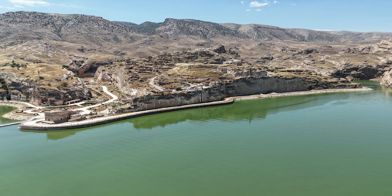 Hasankeyf'te su seviyesi yeniden yükseldi