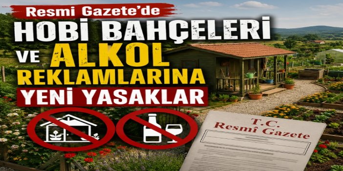 Hobi bahçeleri düzenlemesi Resmî Gazete'de yayımlandı