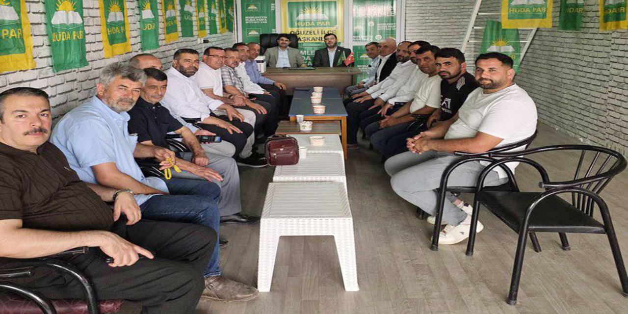 HÜDA PAR Oğuzeli İlçe Başkanı Harat güven tazeledi