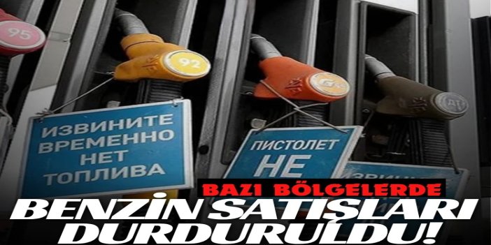 Kırım'da benzin satışları durduruldu