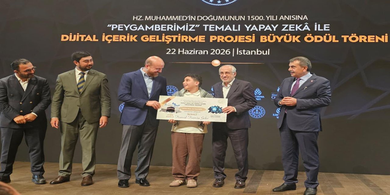 Batmanlı öğrenci Türkiye ikincisi oldu
