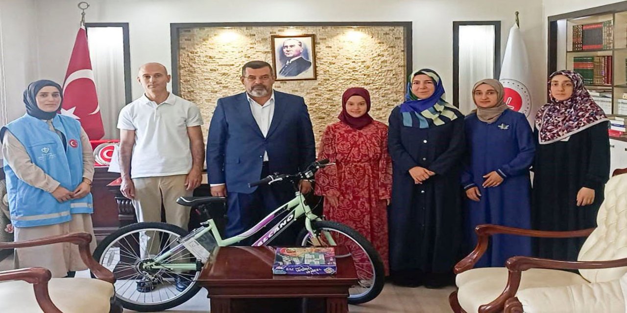 12 yaşındaki hafıza bisiklet hediyesi