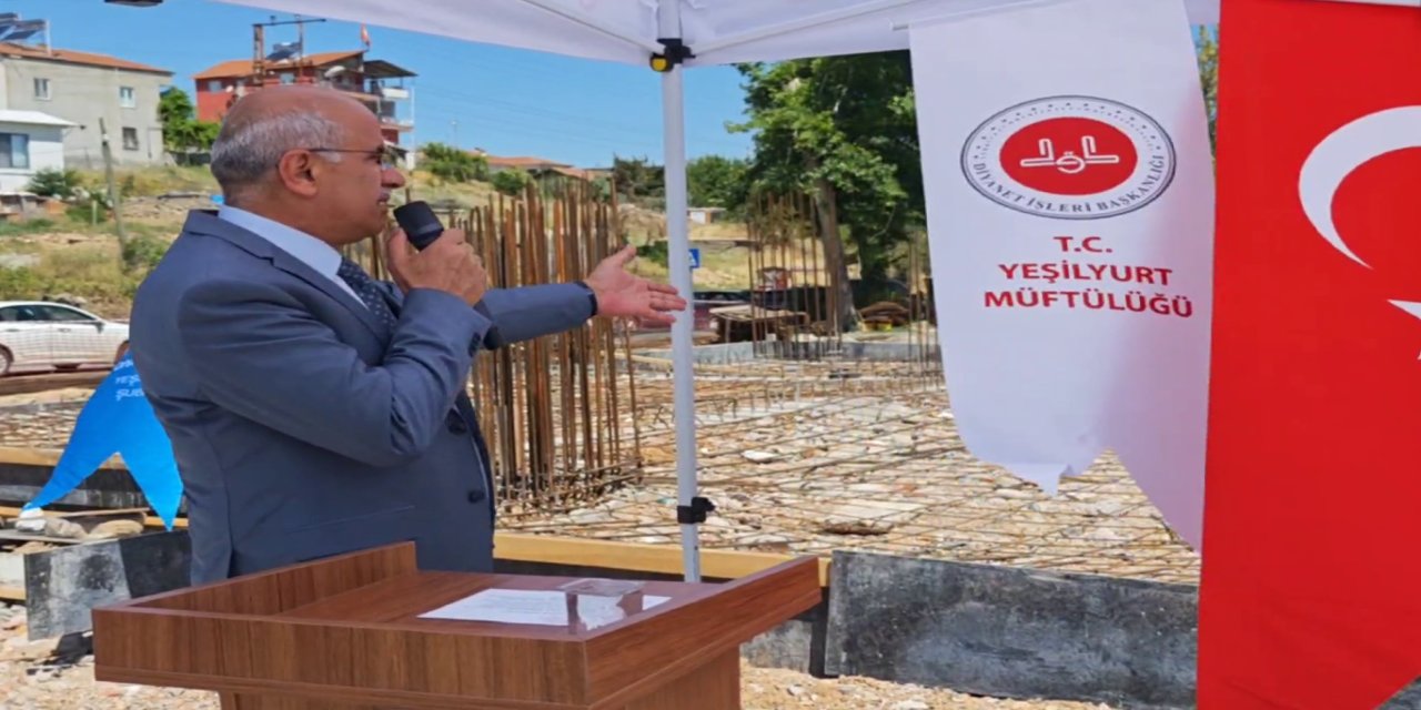 Malatya'da Mescid-i Aksa Camii'nin temel atma töreni gerçekleştirildi