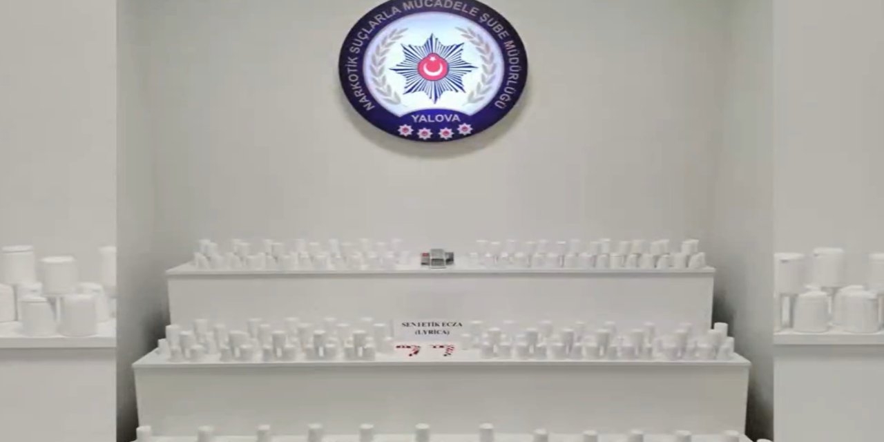 Yalova'da 13 bin 904 uyuşturucu hap ele geçirildi
