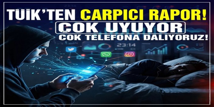 TÜİK: Günlük en fazla zaman uykuya ayrıldı