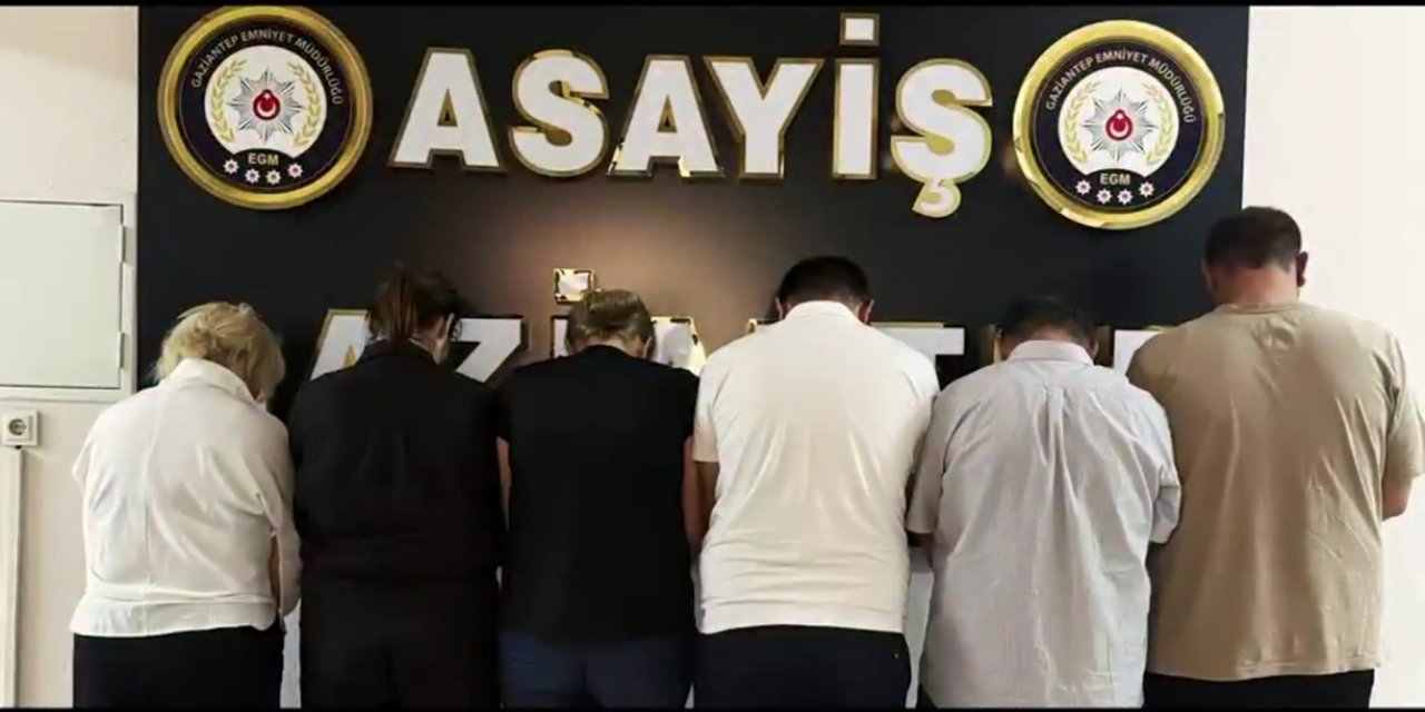 Gaziantep’te fuhuş operasyonu: 7 gözaltı