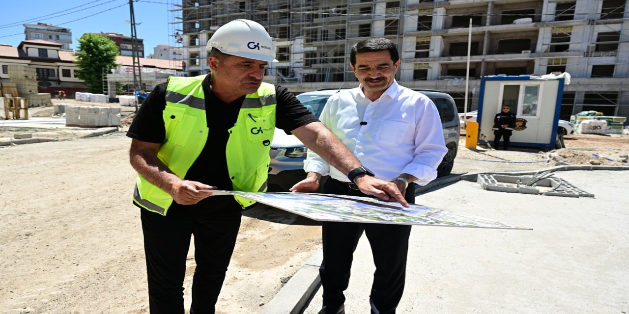 Battalgazi Belediye Başkanı Taşkın, rezerv alanında incelemelerde bulundu