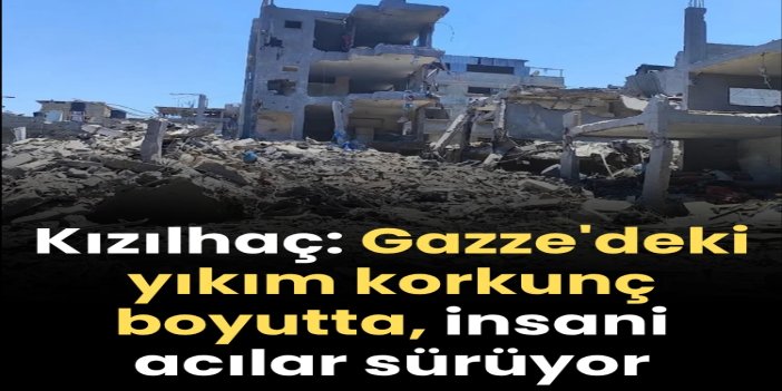 Kızılhaç: Gazze'deki yıkım korkunç boyutta, insani acılar sürüyor