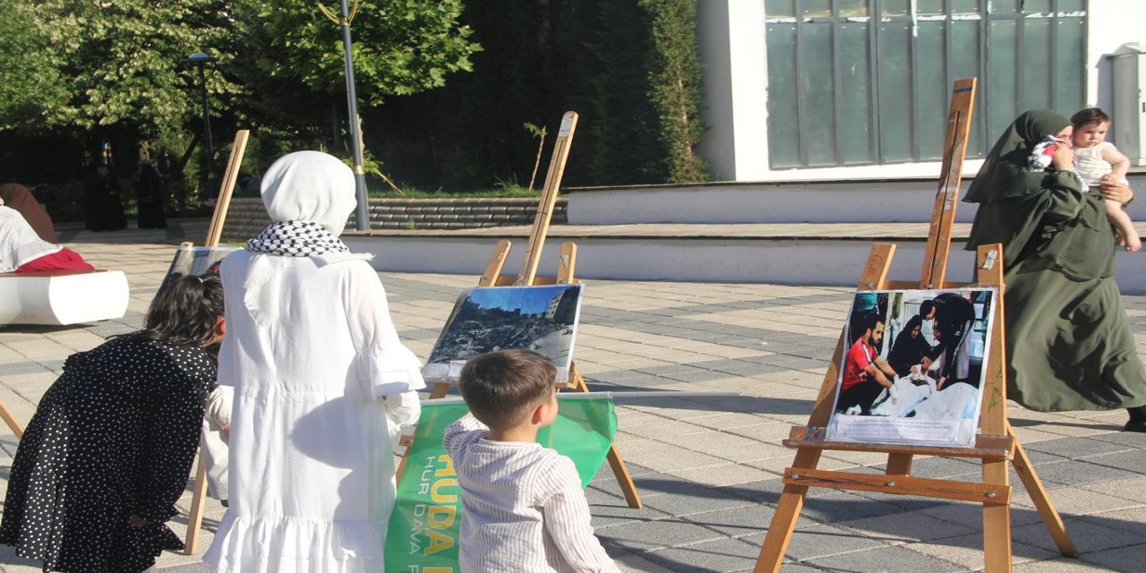 HÜDA PAR Bingöl Kadın Kolları: Gazzze'de 1000 gün insanlığın vicdanına yazılmış ağır bir imtihandır