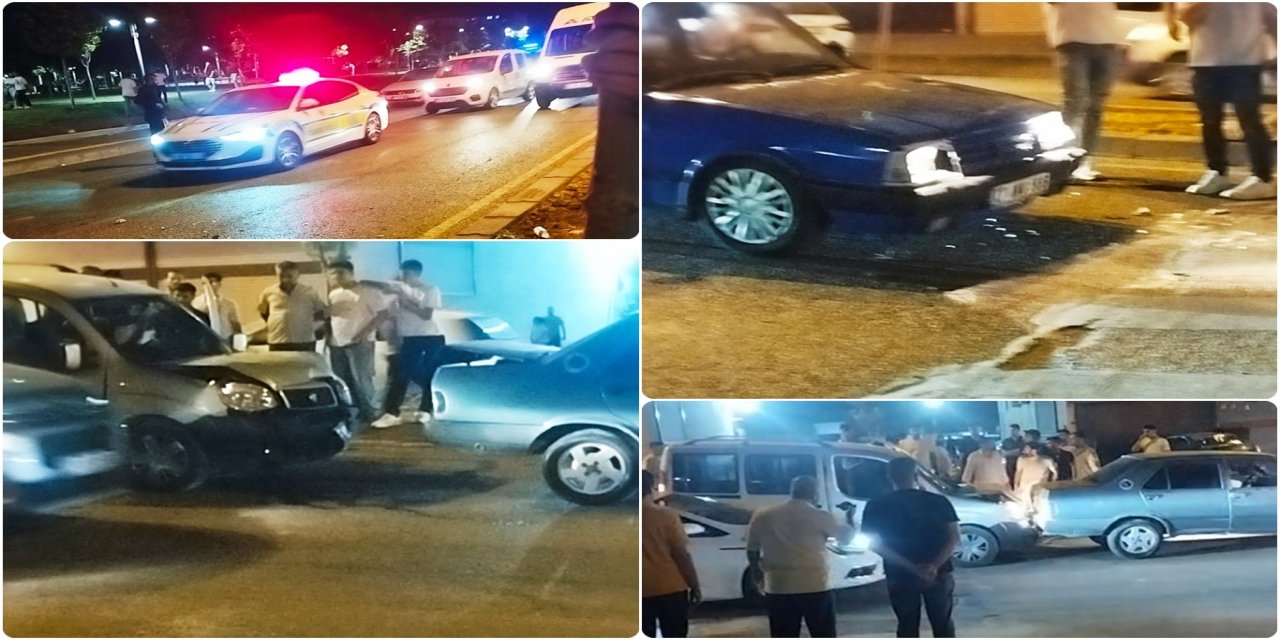 Gaziantep'te zincirleme trafik kazası: Maddi hasar meydana geldi
